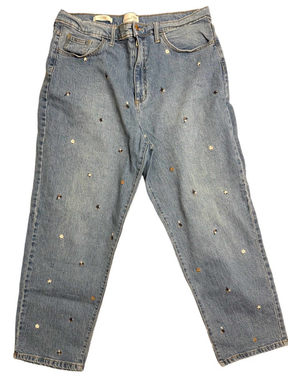 Universal threads Blue Embroidered Women’s Jeans BIN#2